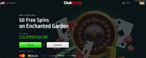 club world casino bonus codes